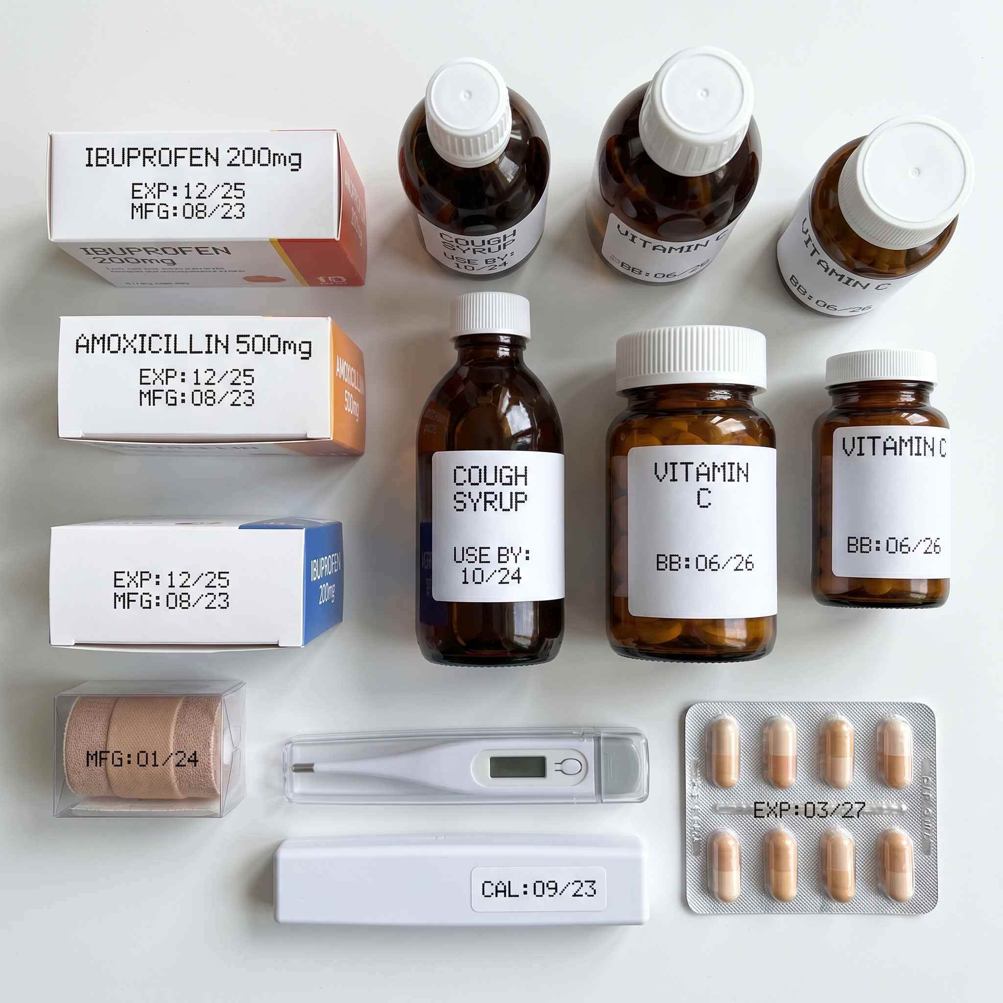 藥品噴印批號與追溯碼